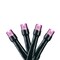 Brite Star LED Micro Wide Angle Christmas Light Set - Pink - 7.25' - Green Wire - 20ct
